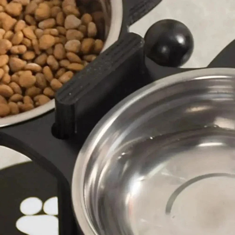 Gamelle triple pour chat - Repas zen et digestion facile