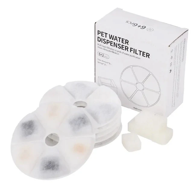 Fontaine chat - inox design fleur - HydroKat