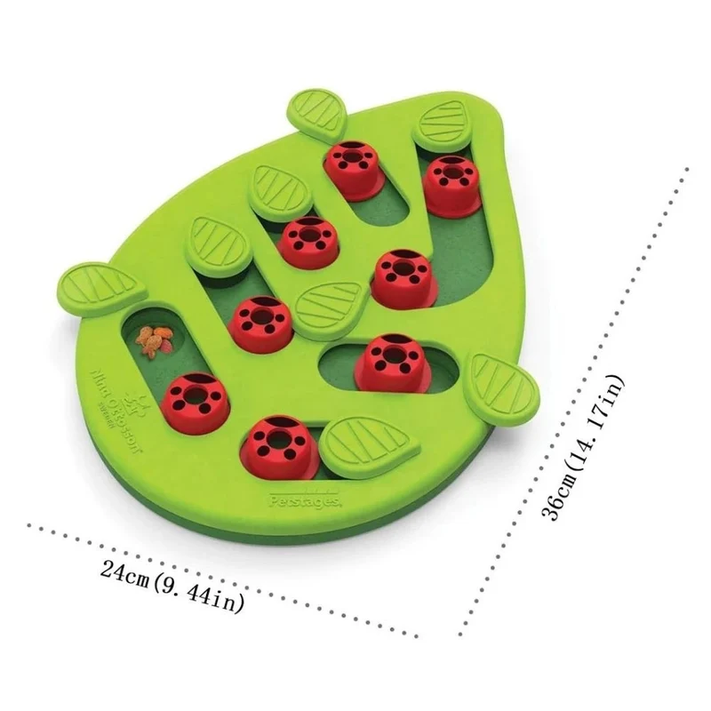 Gamelle anti glouton chat – Puzzle interactif friandises - Leaf