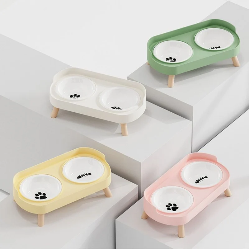 Gamelle Chat - Surélevée en Céramique - CatsBowl™