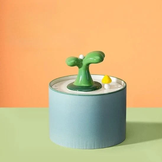 Fontaine Chat Céramique | Céram’Oasis