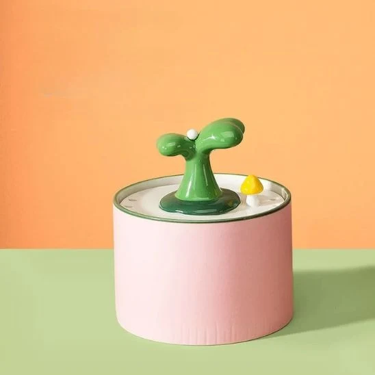 Fontaine Chat Céramique | Céram’Oasis