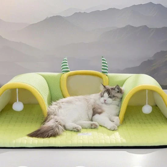 Tapis Fraicheur Chat Tunnel