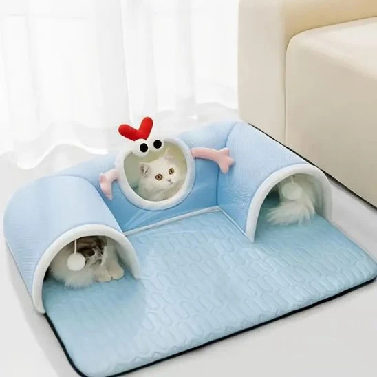 Tapis Fraicheur Chat Tunnel