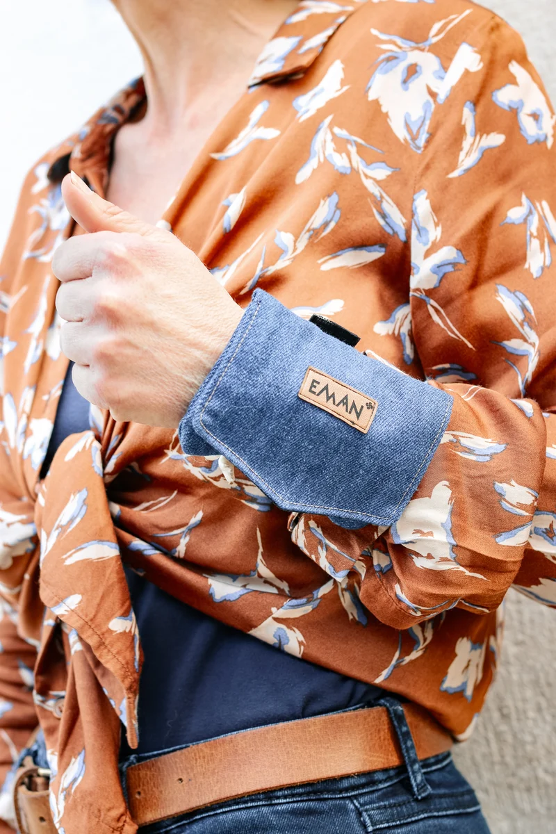 Pochette à friandises chiens Blue Jean - Bracelet balade