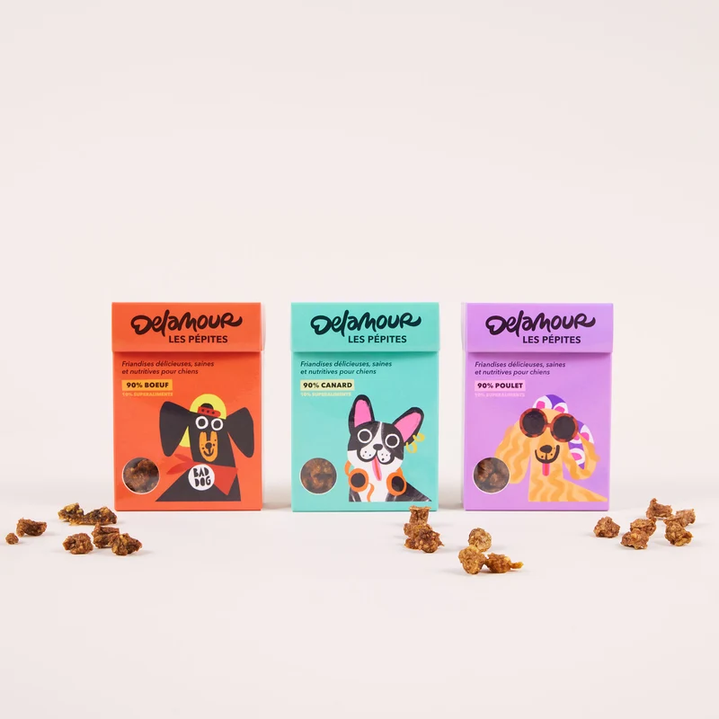Friandises chien les Pépites - Recette Poulet - Delamour