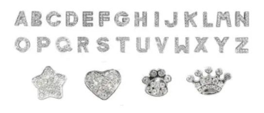 Collier personnalisé strass et bling bling