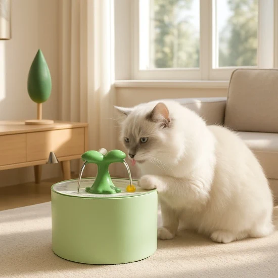 Fontaine a eau pour chat ceramique - AquaTree