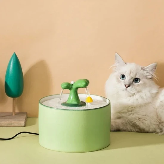 Fontaine a eau pour chat ceramique - AquaTree