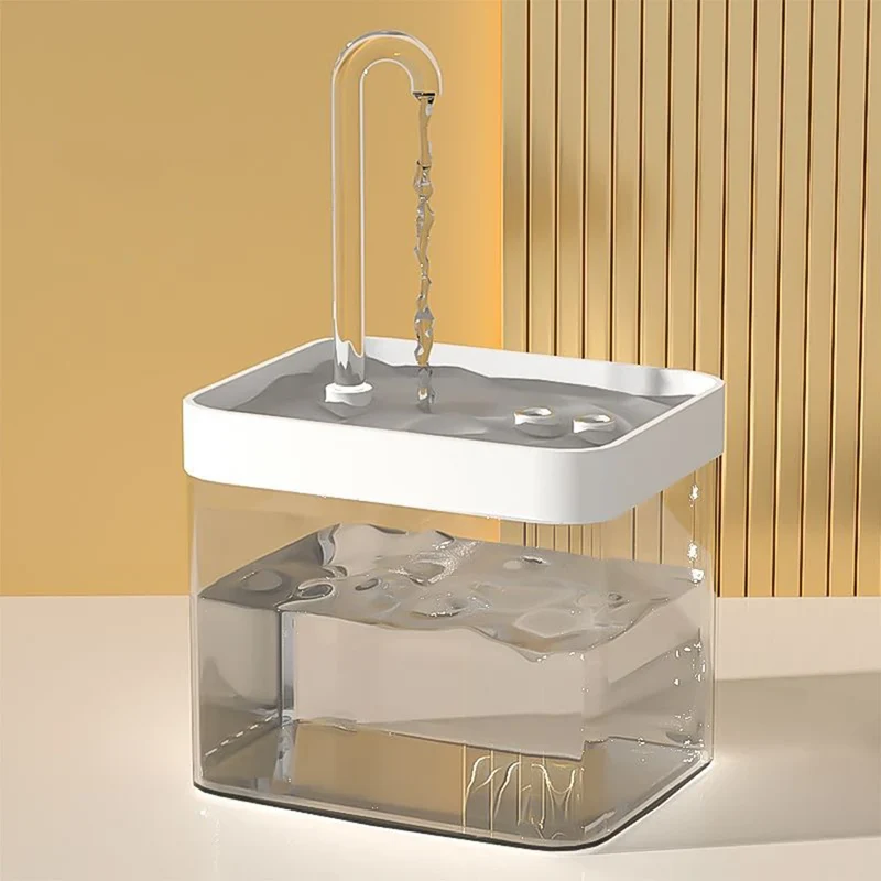 Fontaine a eau chat - Transparente avec filtre - Hydrokat
