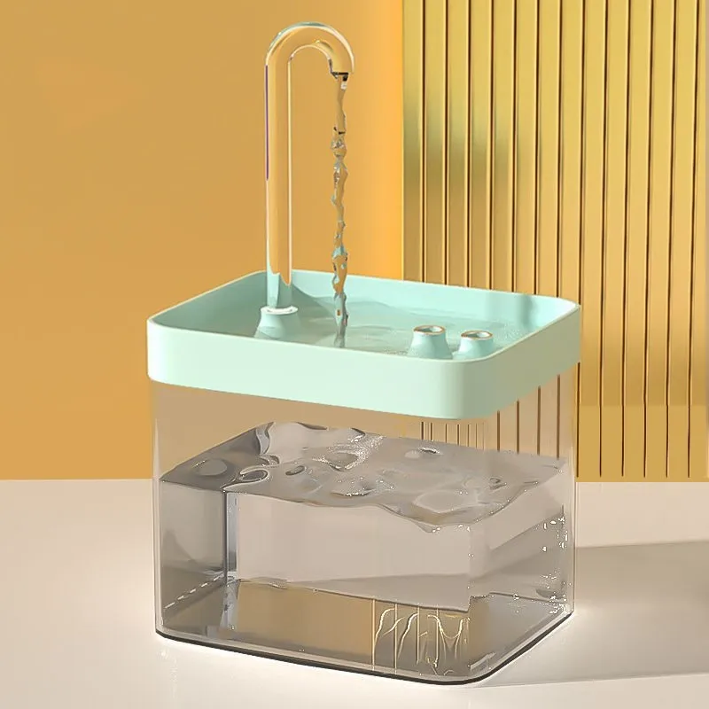 Fontaine a eau chat - Transparente avec filtre - Hydrokat