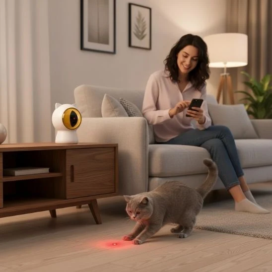 LASER A CHAT CONNECTE | Opti'Chat