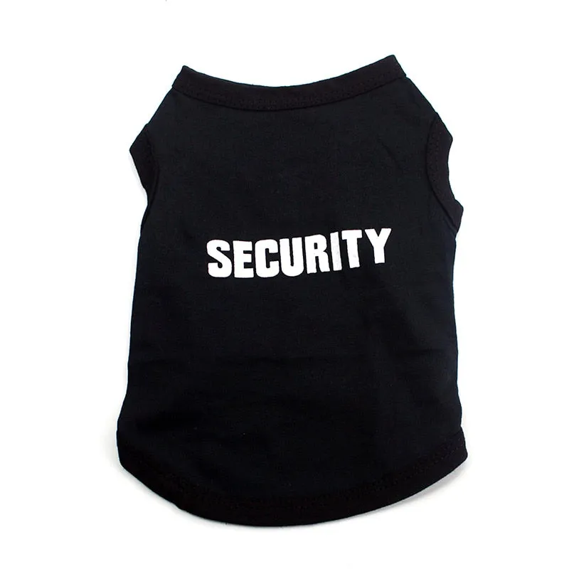 Tee shirt noir SECURITY