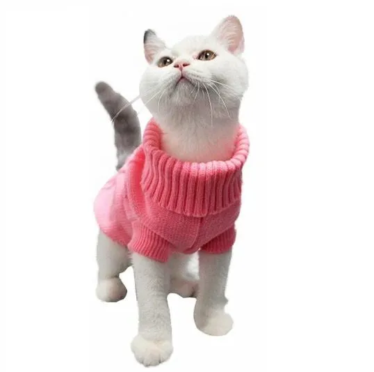 Pull pour chat en coton