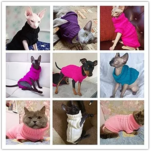 Pull pour chat en coton