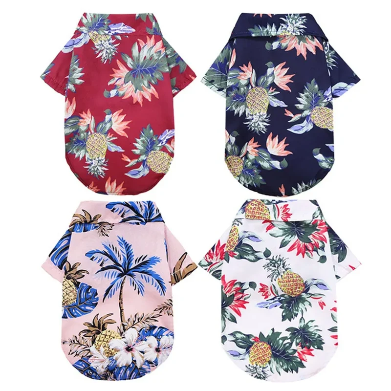 Tee shirt pour chat Hawaï