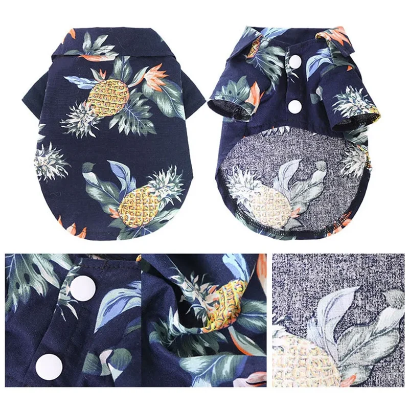 Tee shirt pour chat Hawaï