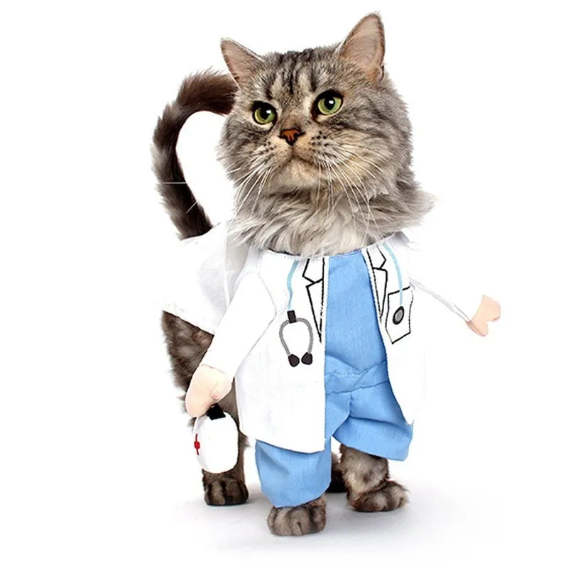 Costume pour chat Docteur