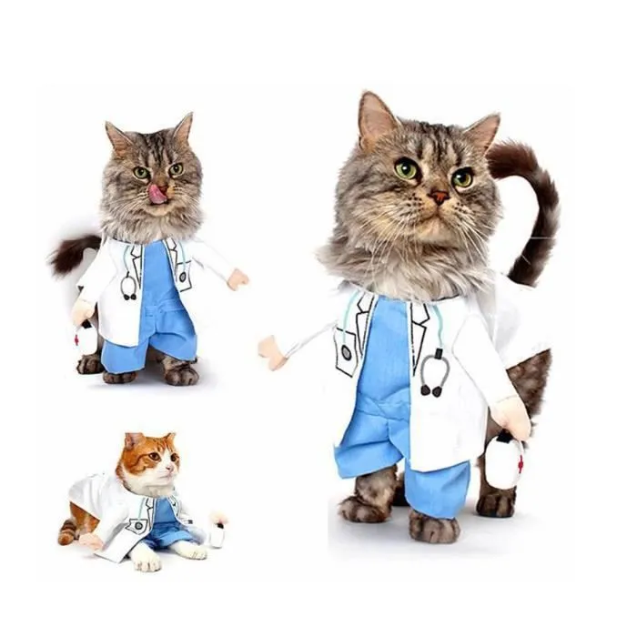 Costume pour chat Docteur