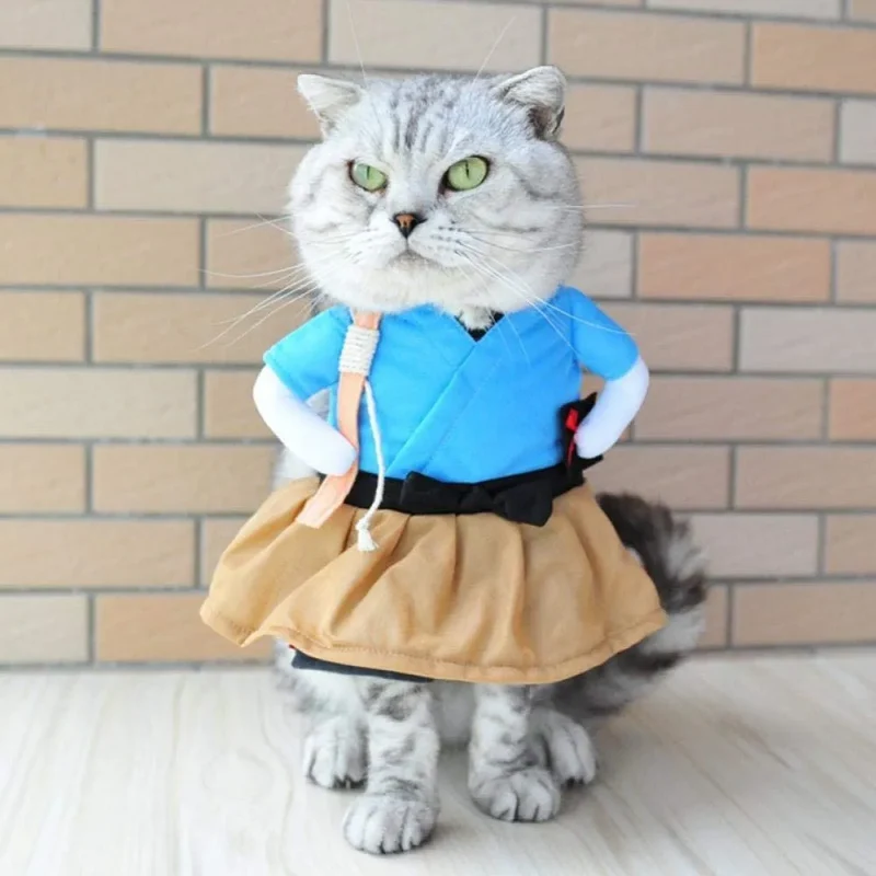 Costume pour chat Samouraï