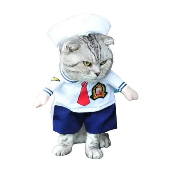 Costume pour chat Marin