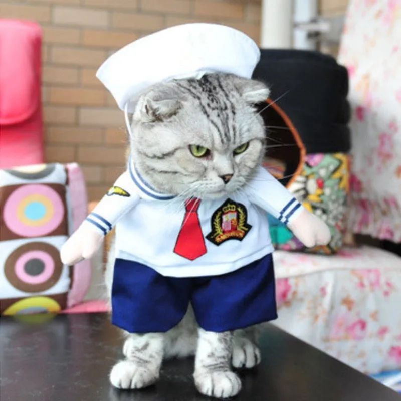 Costume pour chat Marin