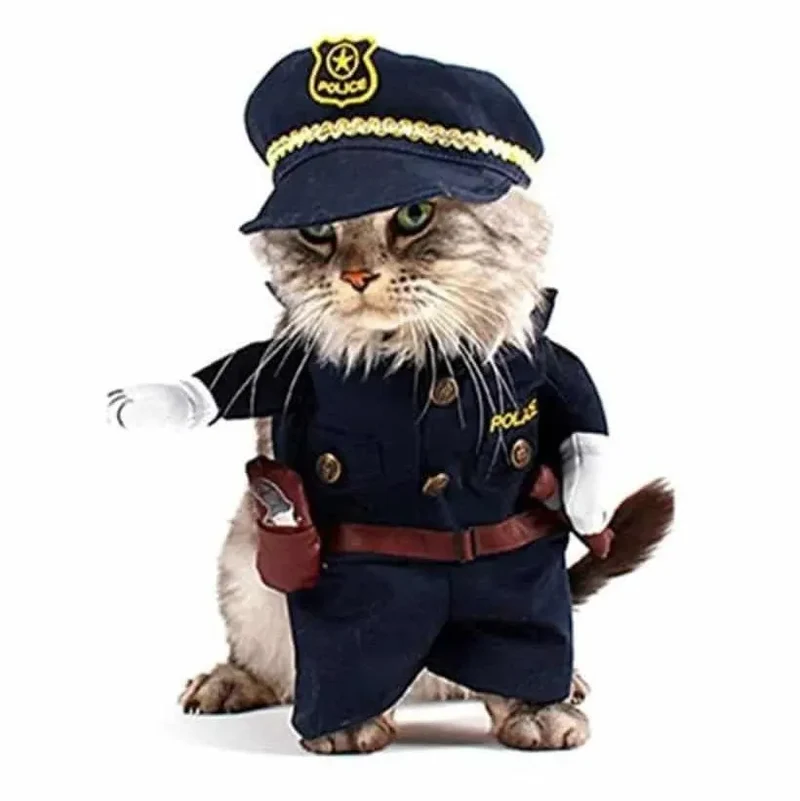 Costume pour chat Policier