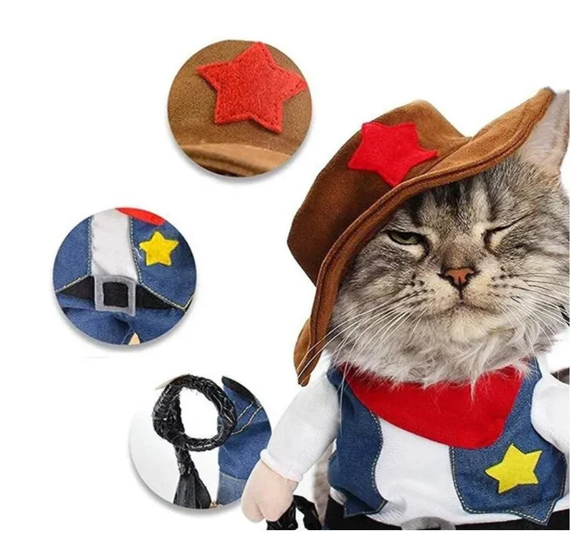 Costume pour chat Shérif