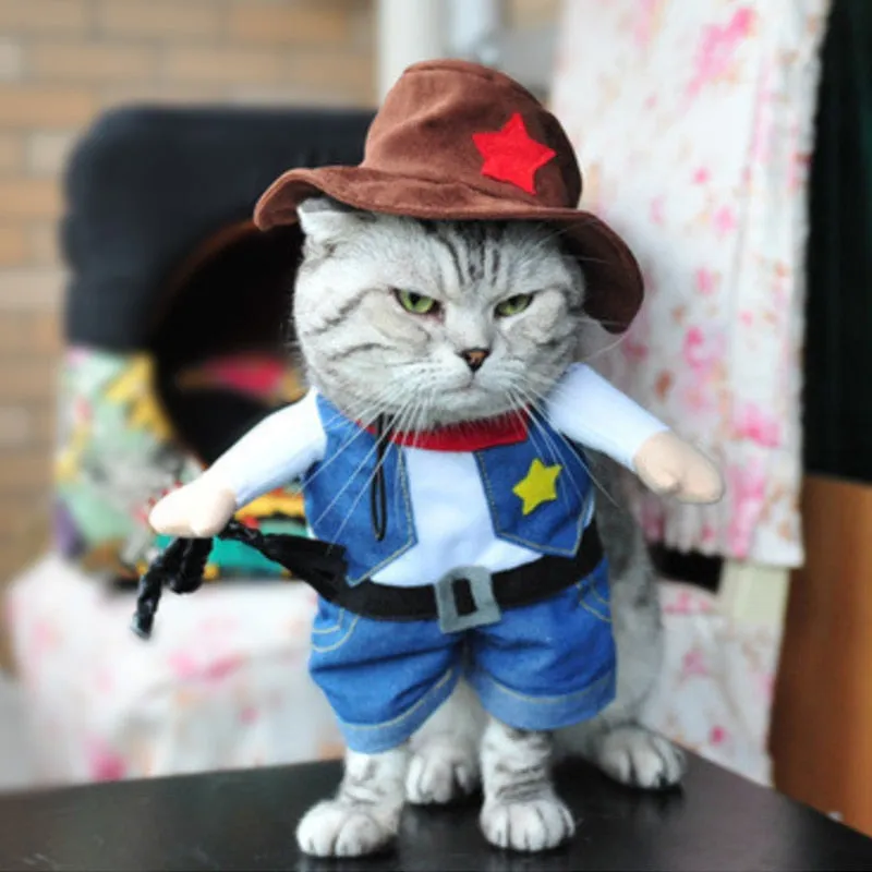 Costume pour chat Shérif