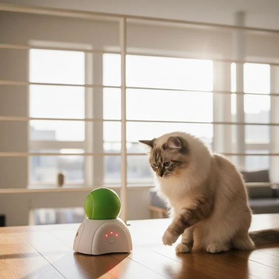 Jouet chat interactif laser