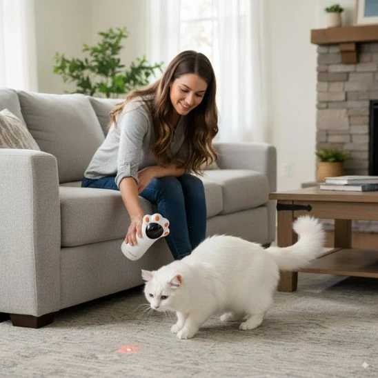 Laser pour chat automatique