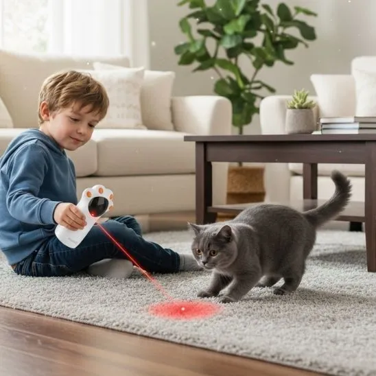 Laser pour chat automatique