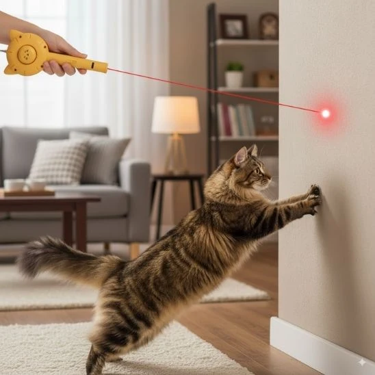 Laser chat 3 en 1 brosse