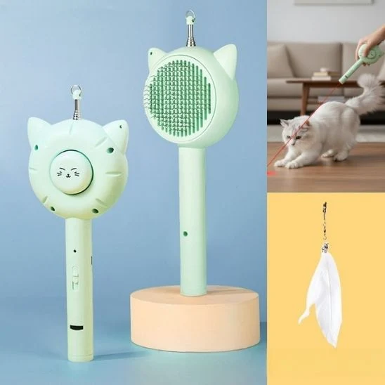 Laser chat 3 en 1 brosse