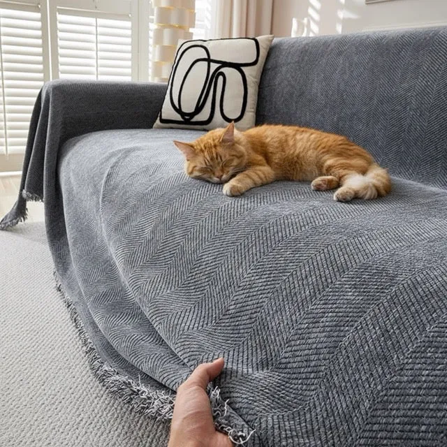 Housse de canapé anti griffe de chat - DouFélin
