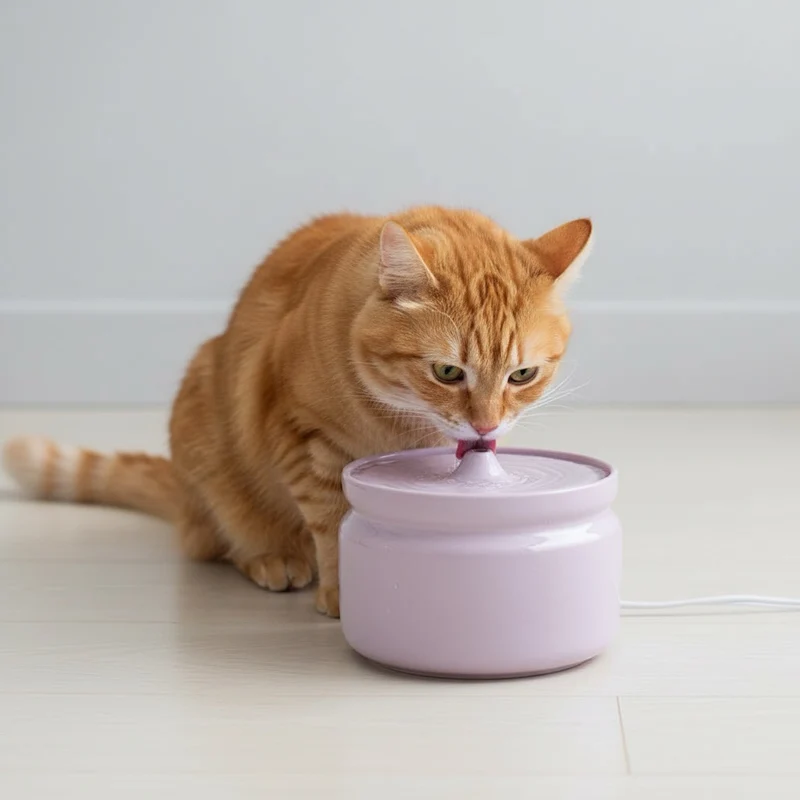 Fontaine à eau chat ceramique ultra silencieuse - FonteGatto™