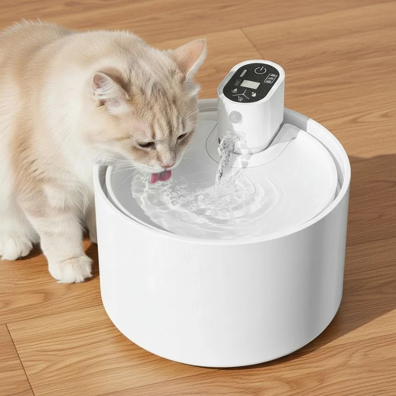FONTAINE A EAU POUR CHAT CERAMIQUE SANS FIL – H2OFelis