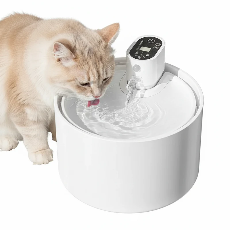 FONTAINE A EAU POUR CHAT CERAMIQUE SANS FIL – H2OFelis