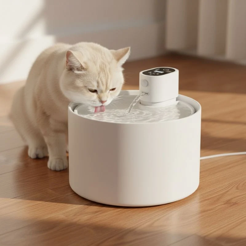 FONTAINE A EAU POUR CHAT CERAMIQUE SANS FIL – H2OFelis