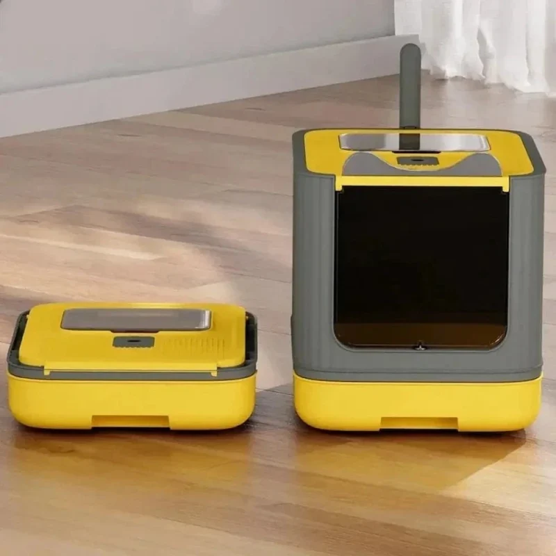 Maison de toilette pliable pour chat - Gain de place et hygiène | FoldCat
