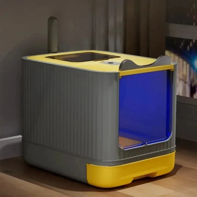 Maison de toilette pliable pour chat - Gain de place et hygiène | FoldCat