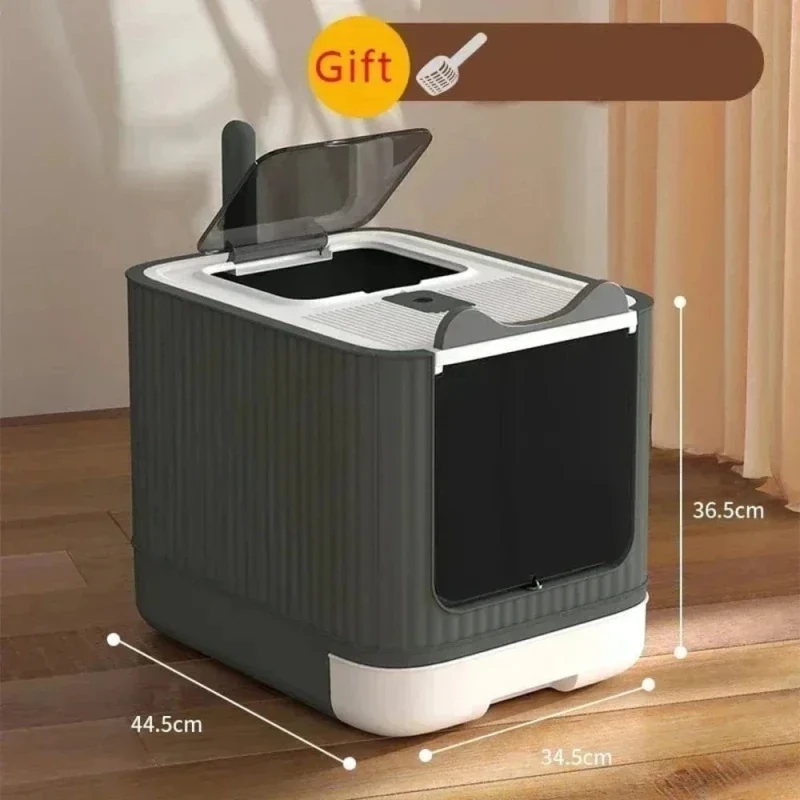 Maison de toilette pliable pour chat - Gain de place et hygiène | FoldCat