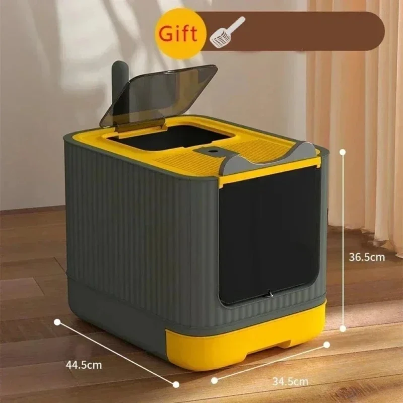 Maison de toilette pliable pour chat - Gain de place et hygiène | FoldCat