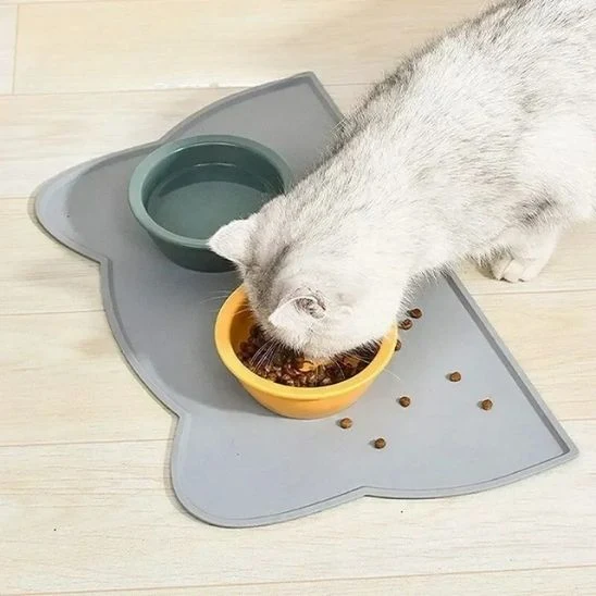 Tapis Gamelle Chat | Repas Zéro Tracas