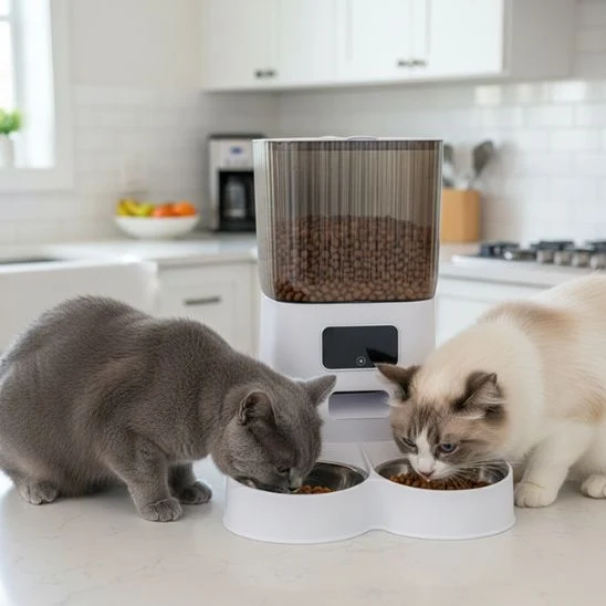 Distributeur de croquettes pour chat automatique | Le Distri’Chat