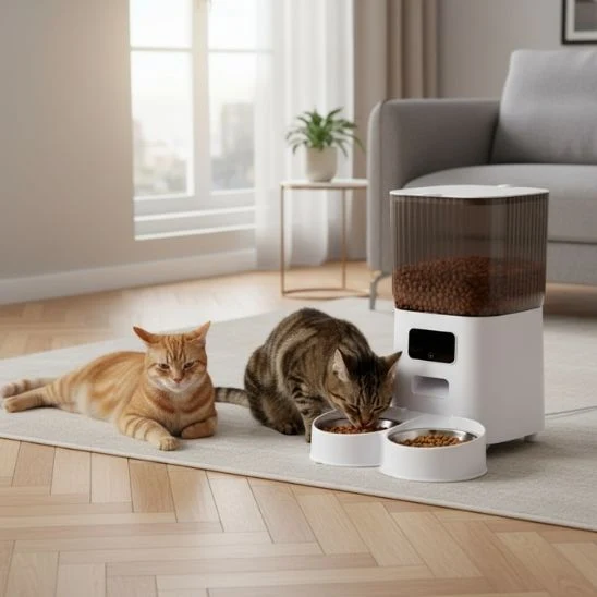 Distributeur de croquettes pour chat automatique | Le Distri’Chat