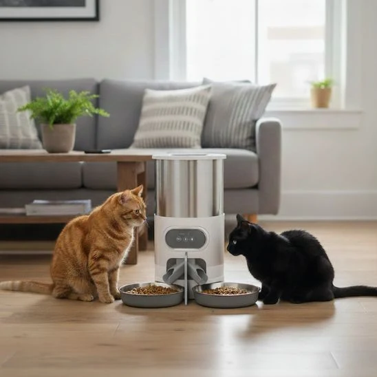 Distributeur croquettes chat automatique | Ration Idéale