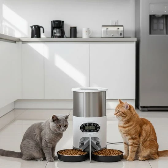 Distributeur croquettes chat automatique | Ration Idéale
