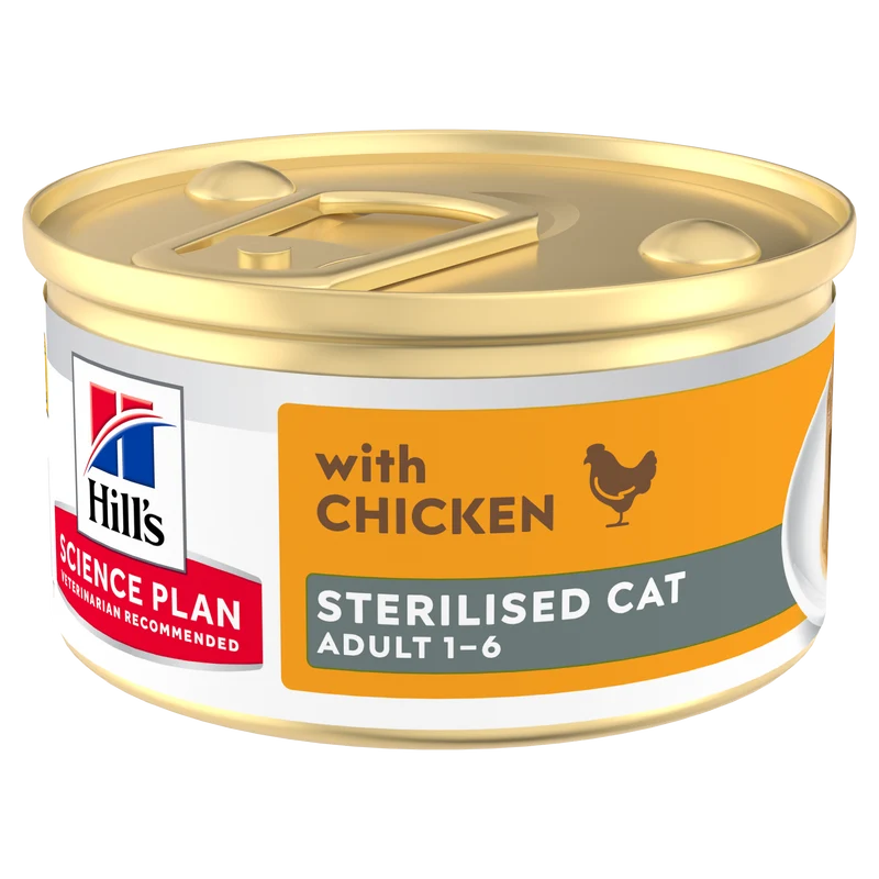 Hill's Science Plan Adult Sterilised Mousse Poulet - chat