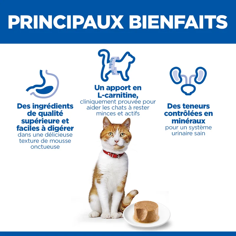 Hill's Science Plan Adult Sterilised Mousse Poulet - chat